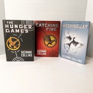 Hunger Games 3 Book Set Suzanne Collins First Editions Hard Cover W/ Dust Jacket